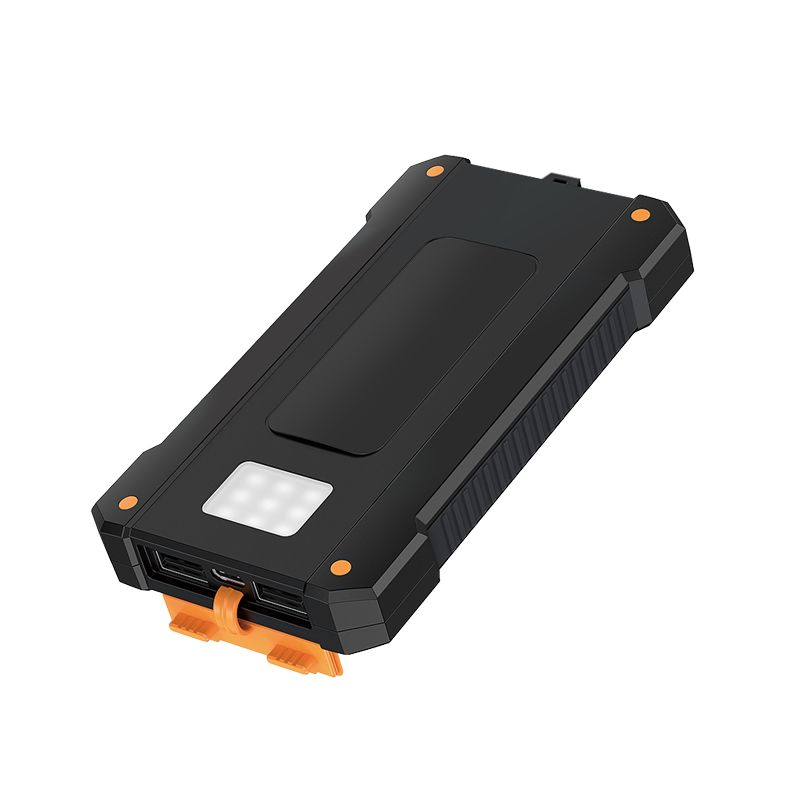 Logilink Solar 10,000 mAh Powerbank Black