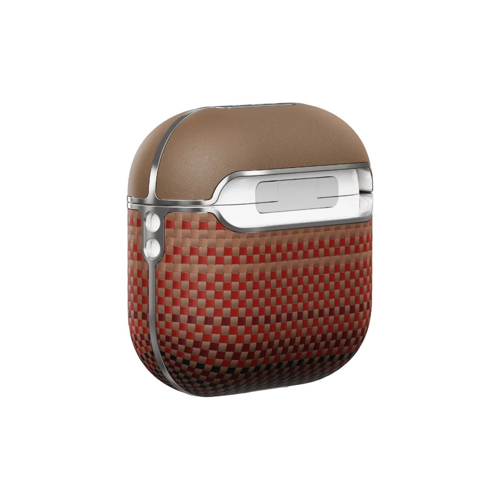 Pitaka Aramid Fiber Magnetic Case for AirPods 4 Sunset