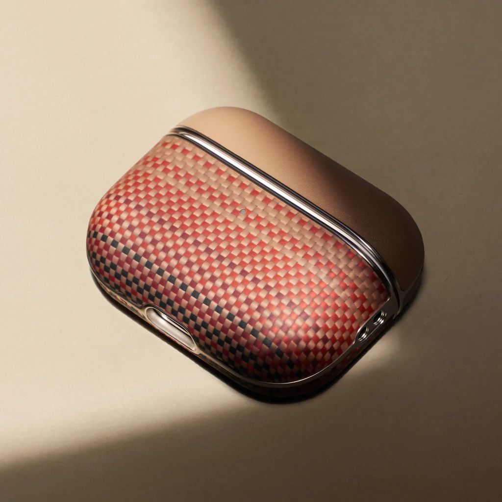 Pitaka Aramid Fiber Magnetic Case for AirPods 4 Sunset
