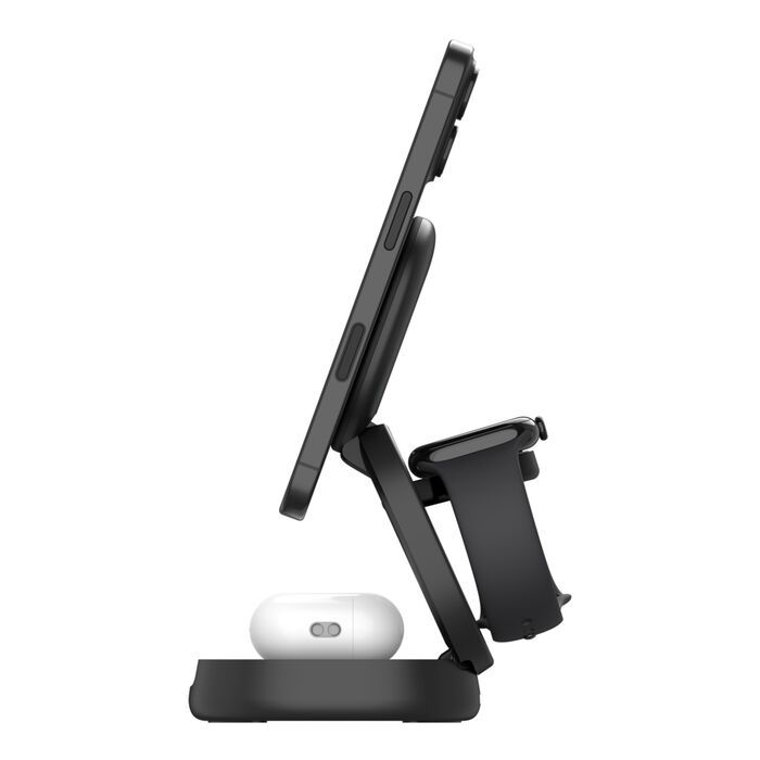 Belkin Boost Charge foldable magsafe 3-in-1 Charger Qi2 Black
