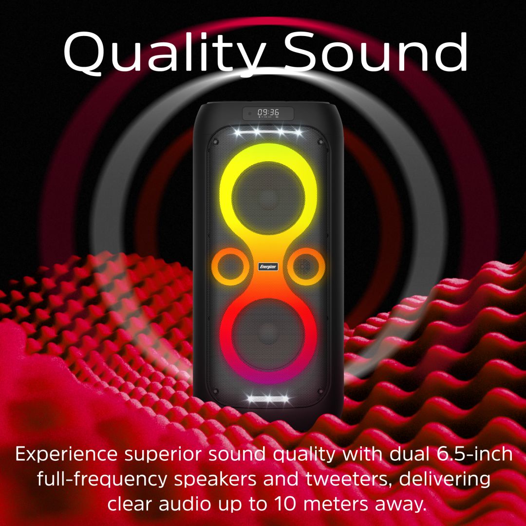Energizer BTS566 Bluetooth Speaker with PowerBank Black