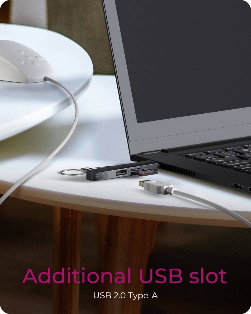 Raidsonic IcyBox IB-CR203-CU3 3-in-1 Card Reader Black