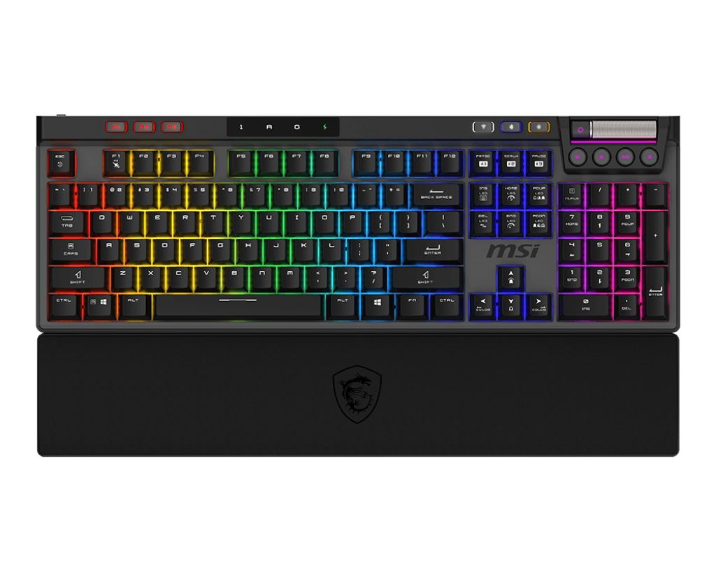 Msi Strike Pro Gaming Wireless Keyboard Black US