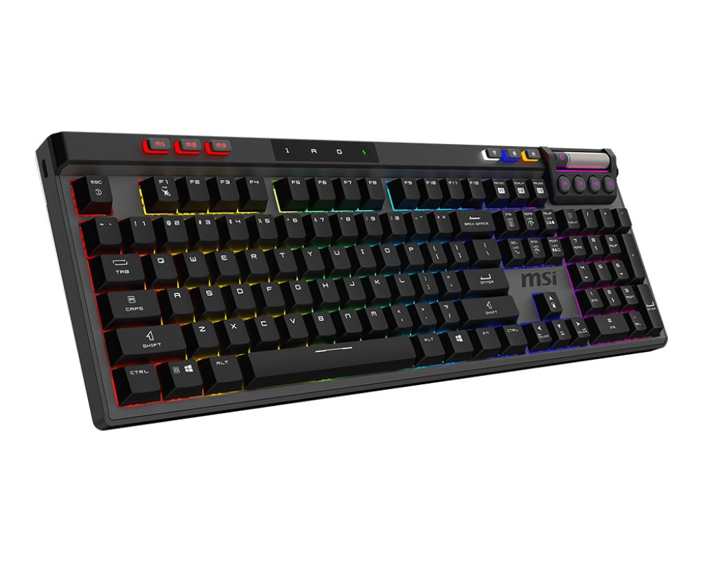 Msi Strike Pro Gaming Wireless Keyboard Black US