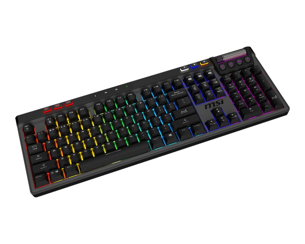 Msi Strike Pro Gaming Wireless Keyboard Black US
