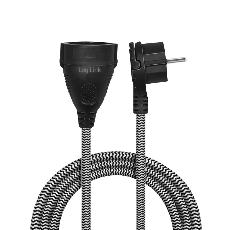 Logilink Hálózati Hosszabbító 3m Black
