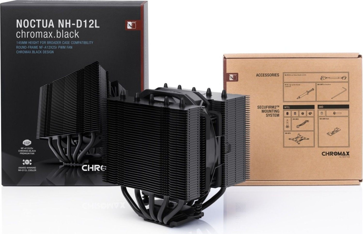 Noctua NH-D12L Chromax Black