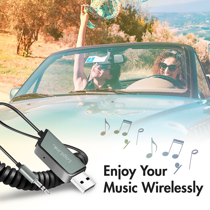 Logilink BT 5.3 audio receiver for vehicles
