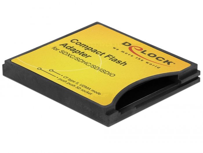 DeLock Compact Flash Adapter for SD Memory Cards