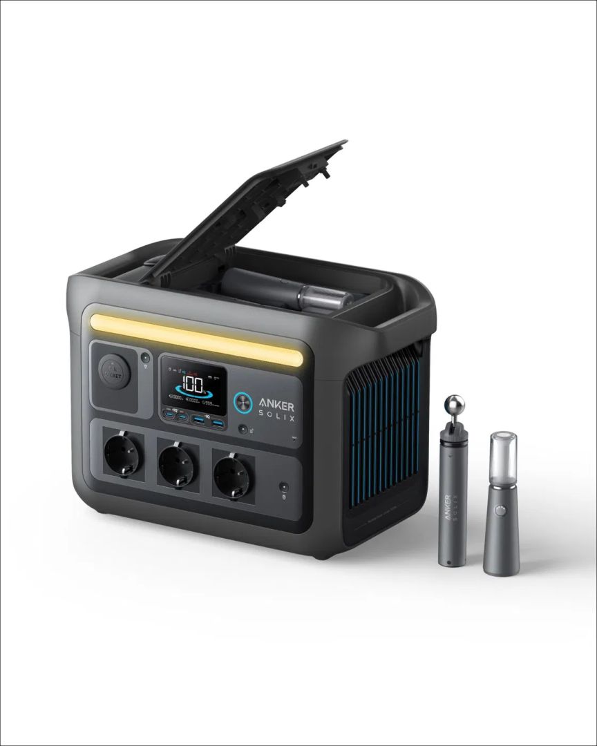 ANKER SOLIX C800X 768Wh Powerstation Black