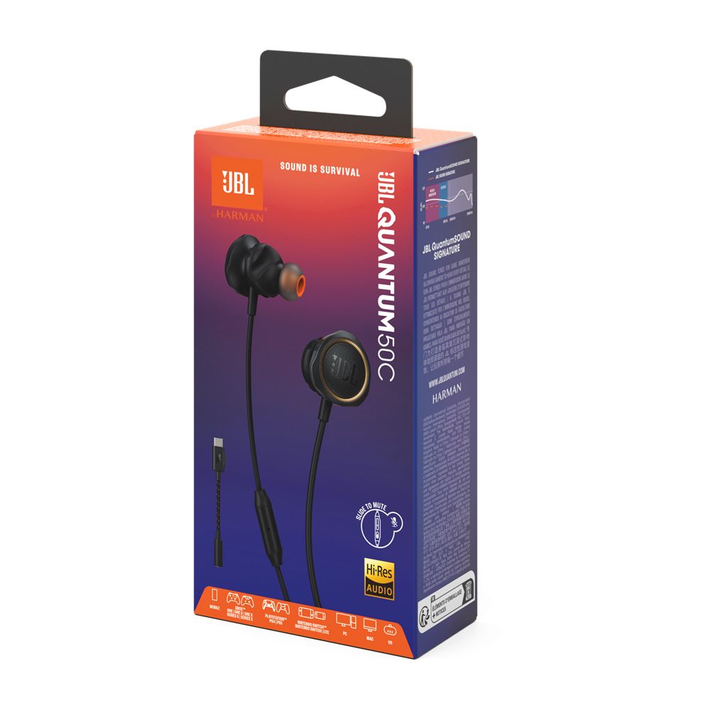 JBL Quantum 50C Gaming Headset Black