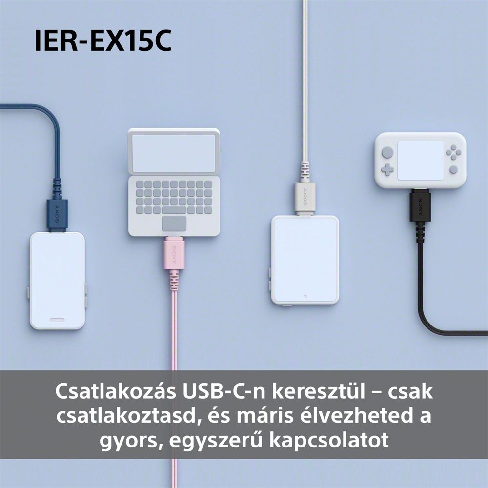 Sony IER-EX15C Headset White