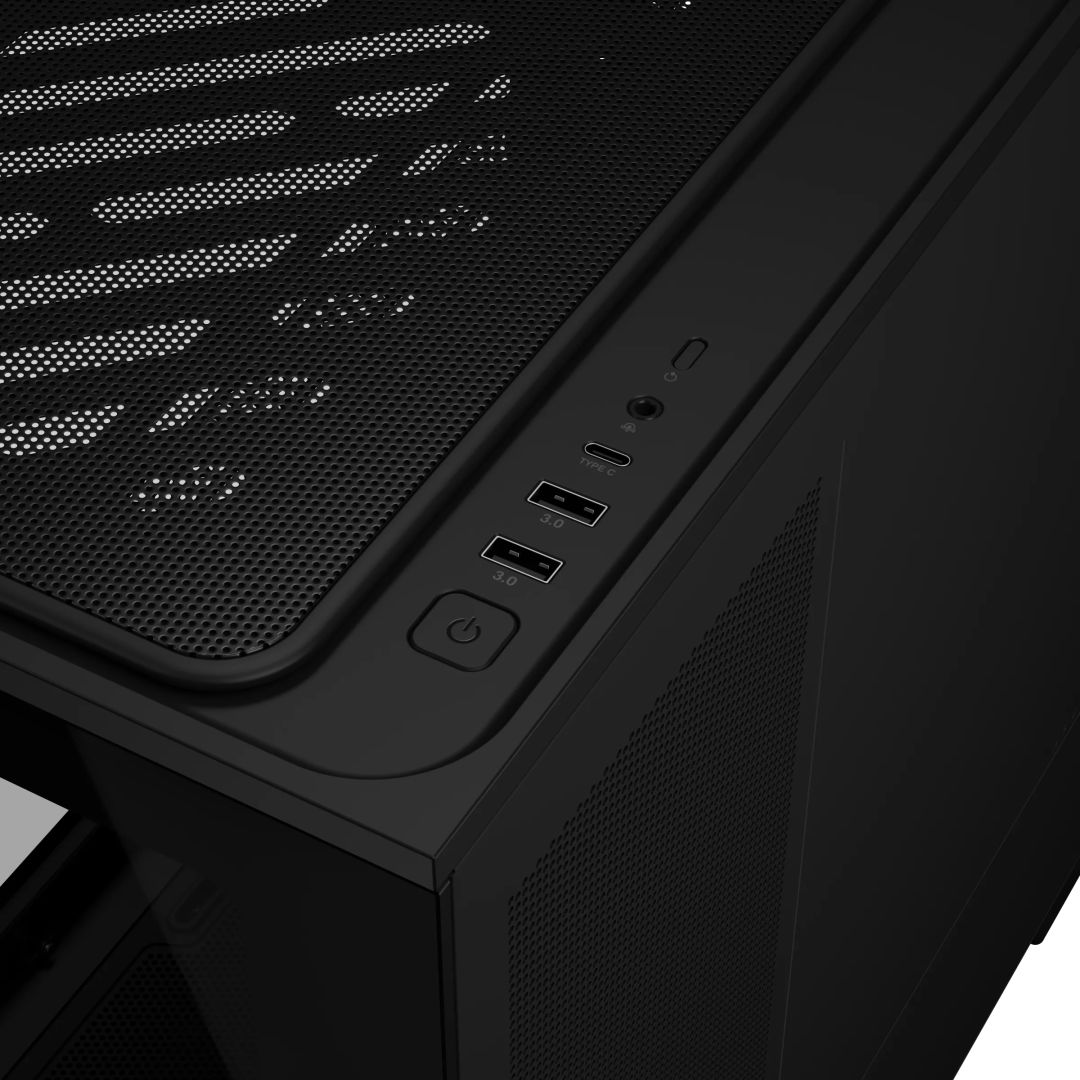 Asus Prime AP202 RGB Tempered Glass Black
