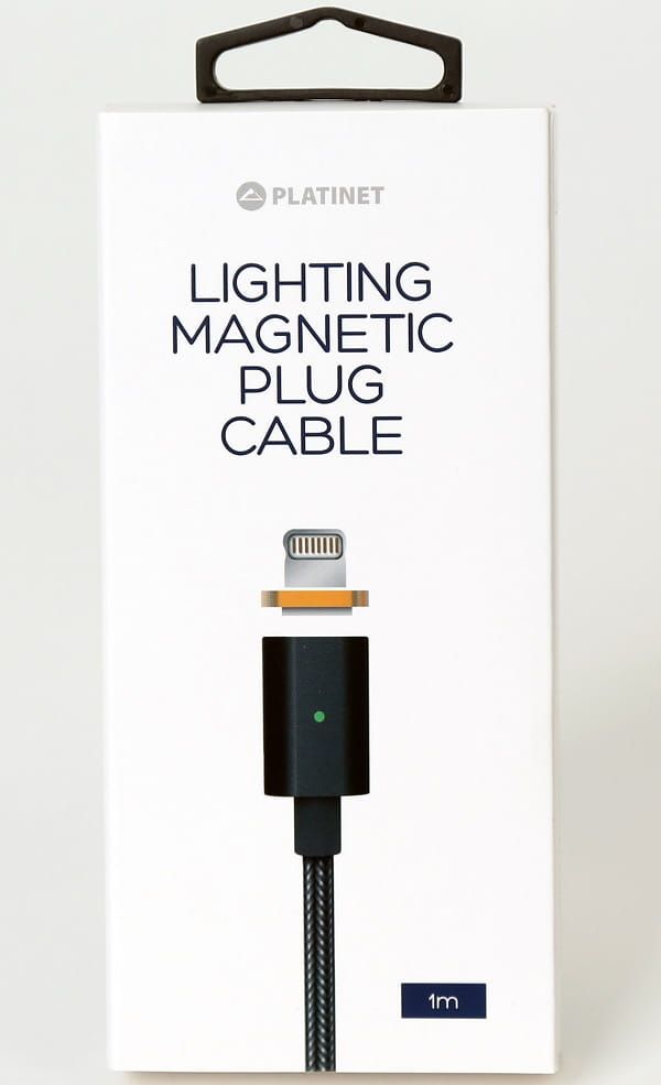 Platinet Lightning to USB Magnetic Plug Cable 1,2m Black