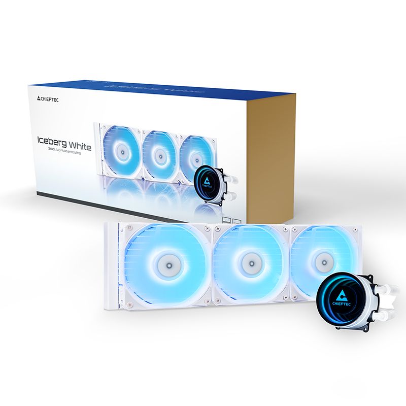 Chieftec Iceberg 360 RGB AiO CPU Cooler White 