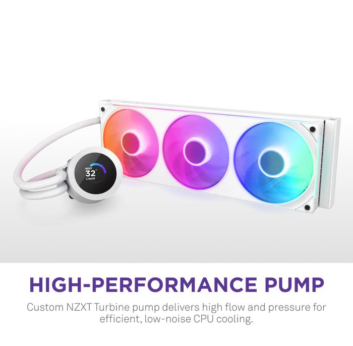 NZXT Kraken Plus 360 RGB White