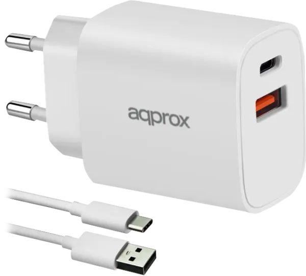 Approx APPUSBWALL20W Wall Charger White