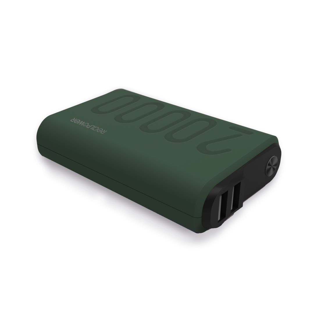 Realpower PB-20000 PD+ 20000mAh PowerBank Midnight Green