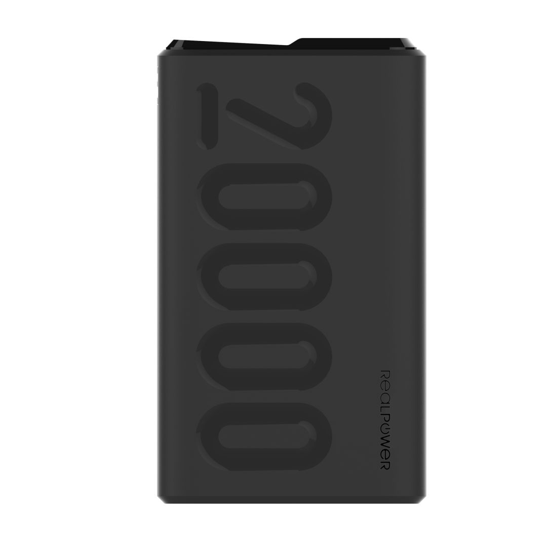 Realpower PB-20000 PD+ 20000mAh PowerBank Black