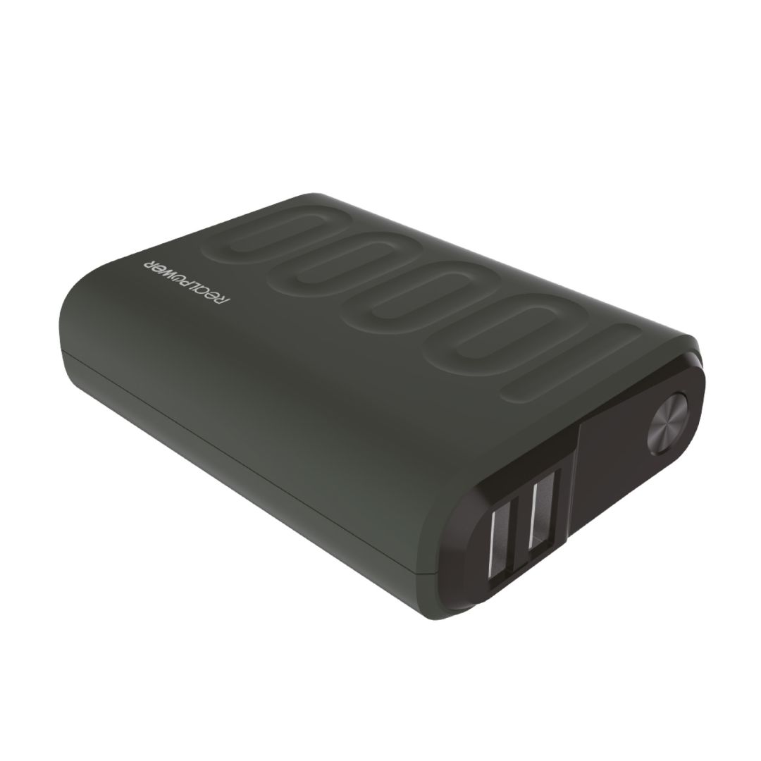 Realpower PB-10000 PD+ 10000mAh PowerBank Midnight Green