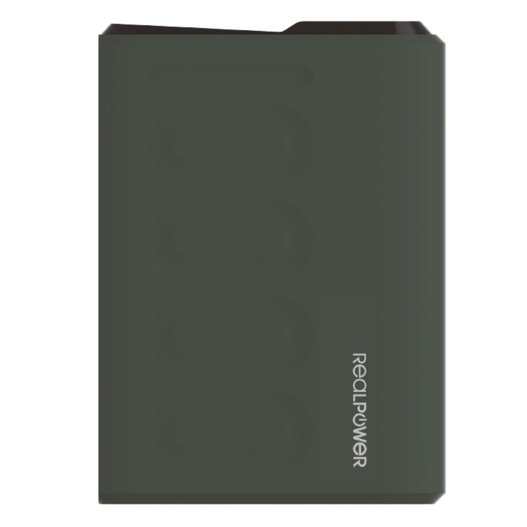 Realpower PB-10000 PD+ 10000mAh PowerBank Midnight Green