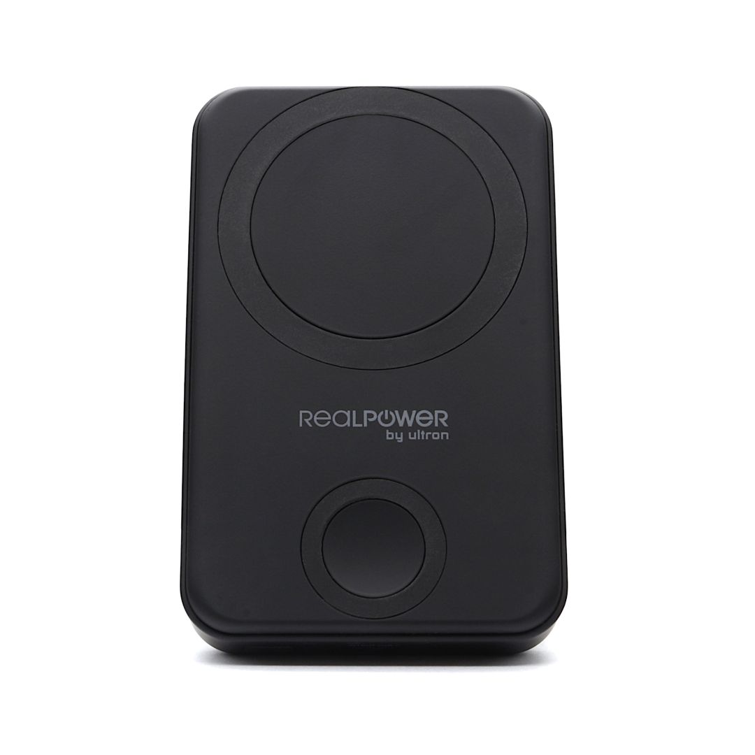 Realpower Powerbank PB-10000 MAG+Watch Black