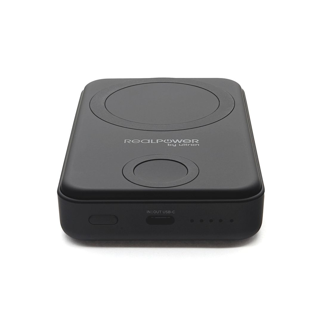 Realpower Powerbank PB-10000 MAG+Watch Black