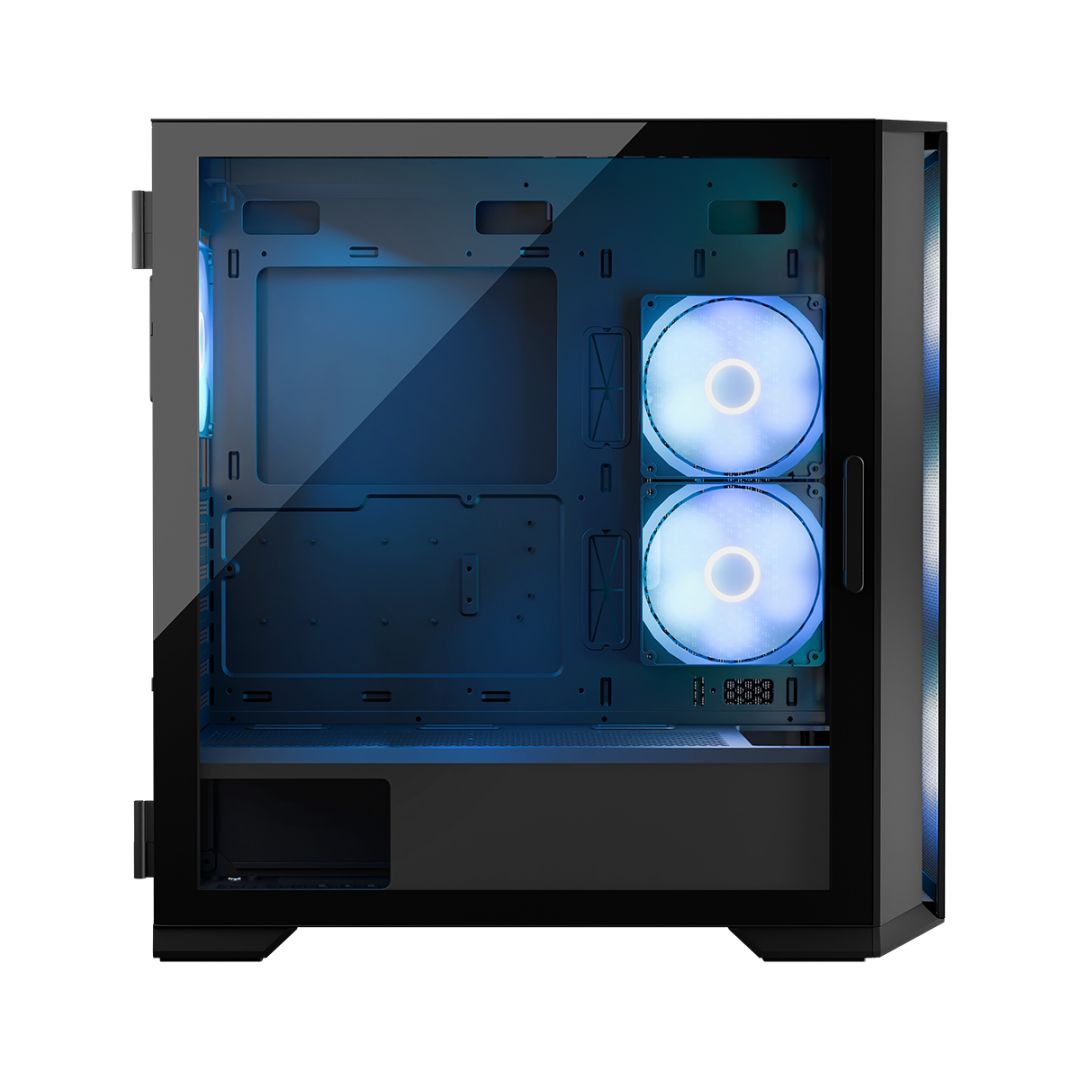 Modecom Horizon ARGB Flow Tempered Glass Black