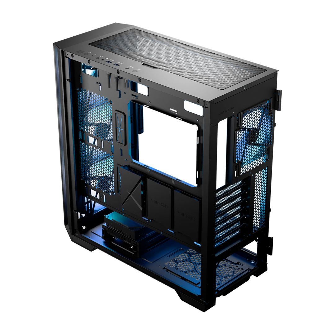 Modecom Horizon ARGB Flow Tempered Glass Black
