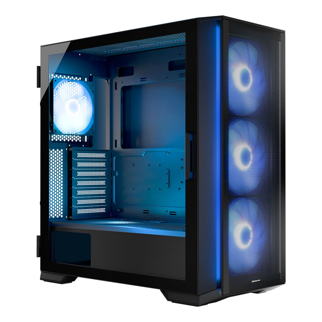 Modecom Horizon ARGB Flow Tempered Glass Black