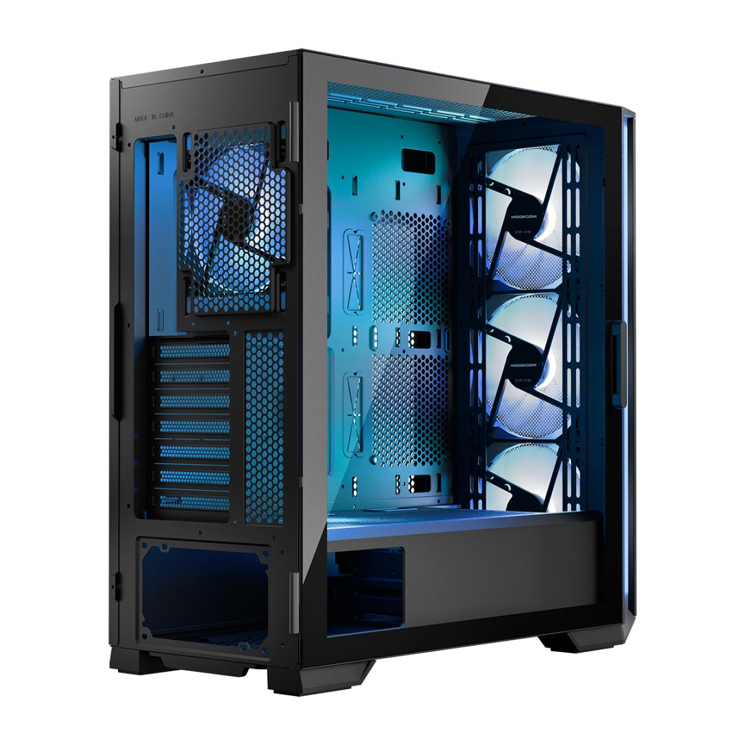 Modecom Horizon ARGB Flow Tempered Glass Black