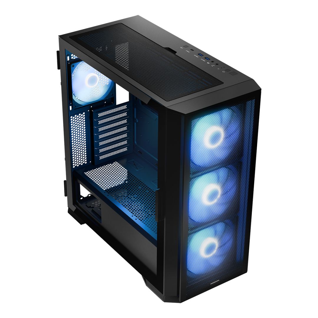 Modecom Horizon ARGB Flow Tempered Glass Black