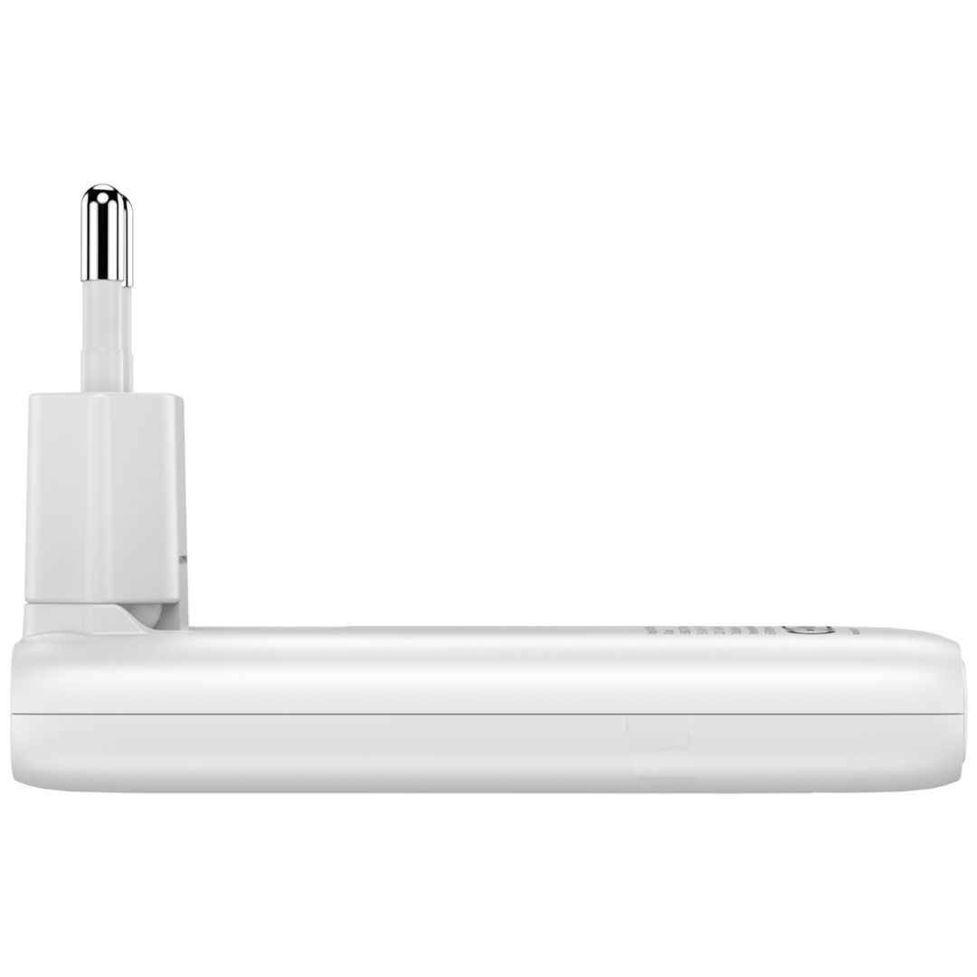 Verbatim Fold ''n'' Go GaN Charger 65W 2-Port EU Plug White