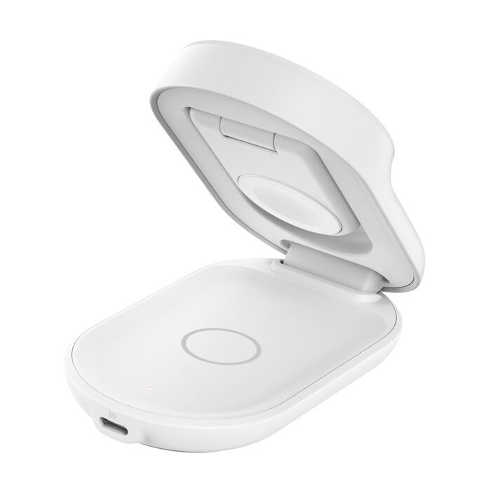 Belkin UltraCharge 25W Qi2 magnetic 3-in-1 Charger White