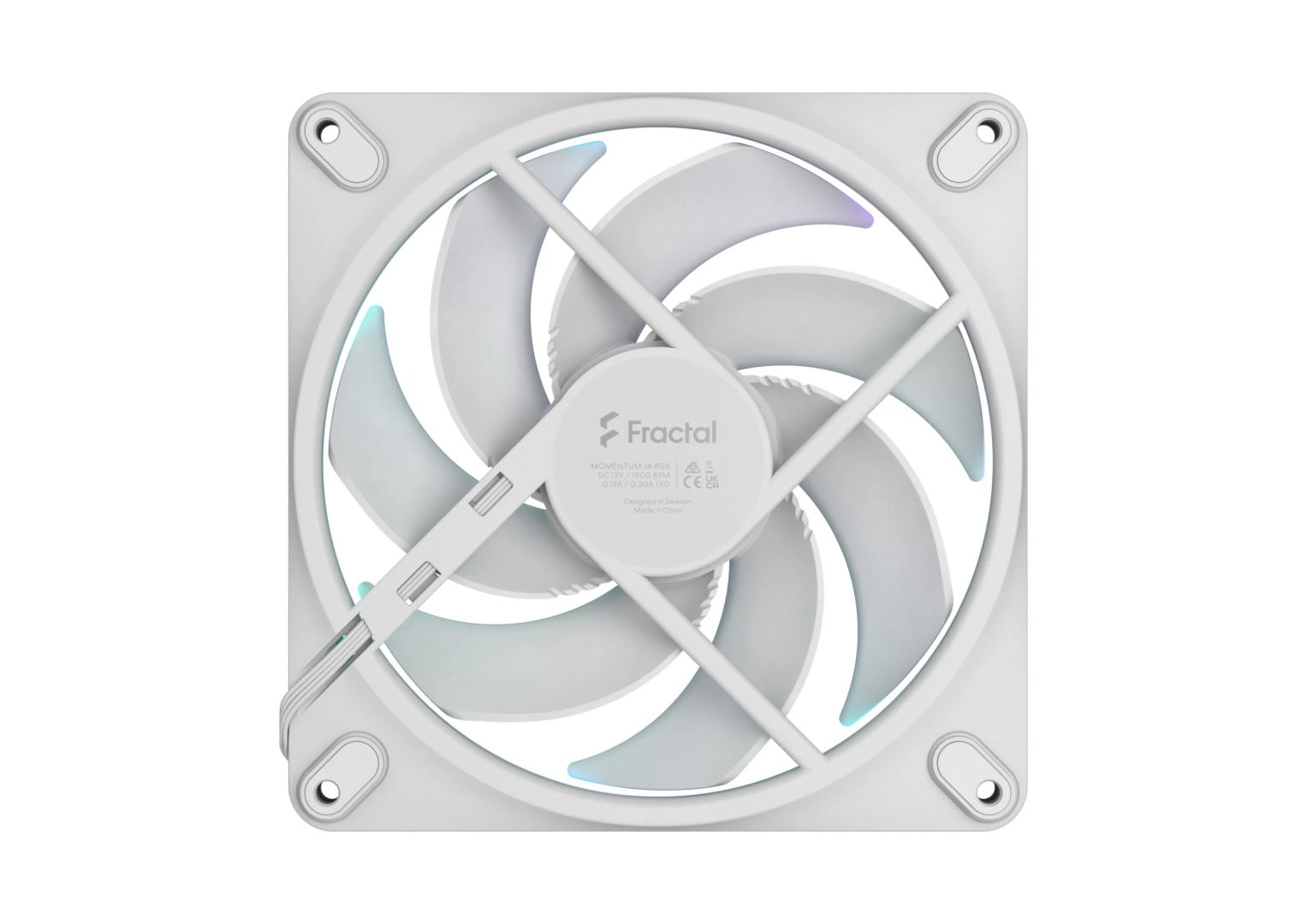 Fractal Design Momentum 14 RGB White
