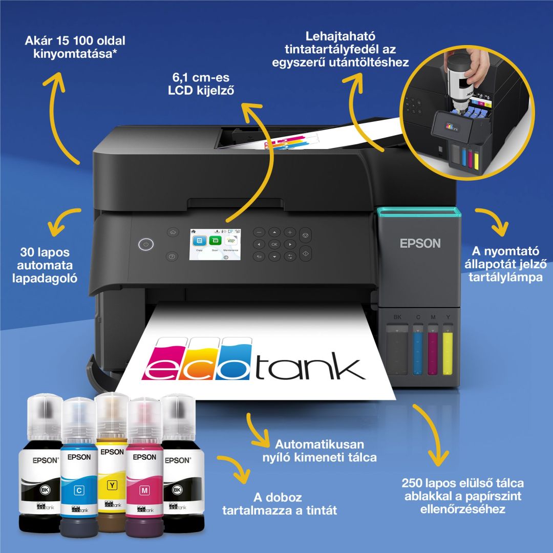 Epson EcoTank L6370 Tintasugaras Nyomtató/Másoló/Scanner
