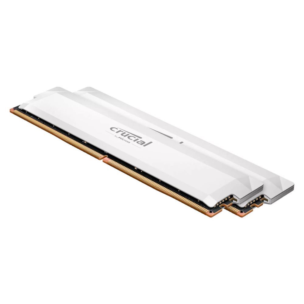 Crucial 32GB DDR5 6400MHz Kit(2x16GB) Pro White