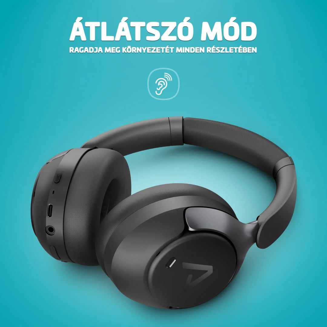 Lamax HighComfort2 ANC Bluetooth Headset Black