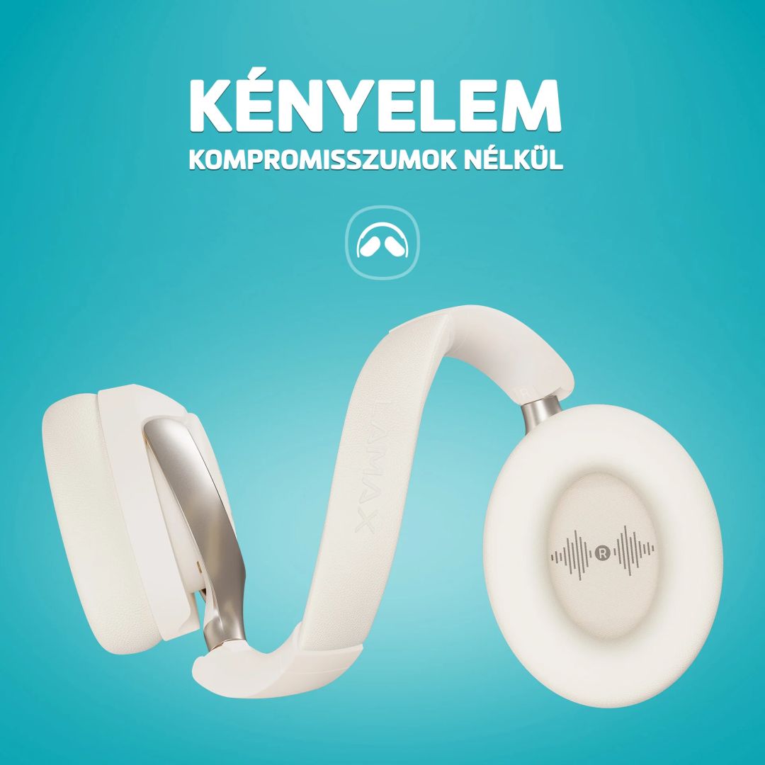 Lamax HighComfort2 ANC Bluetooth Headset White