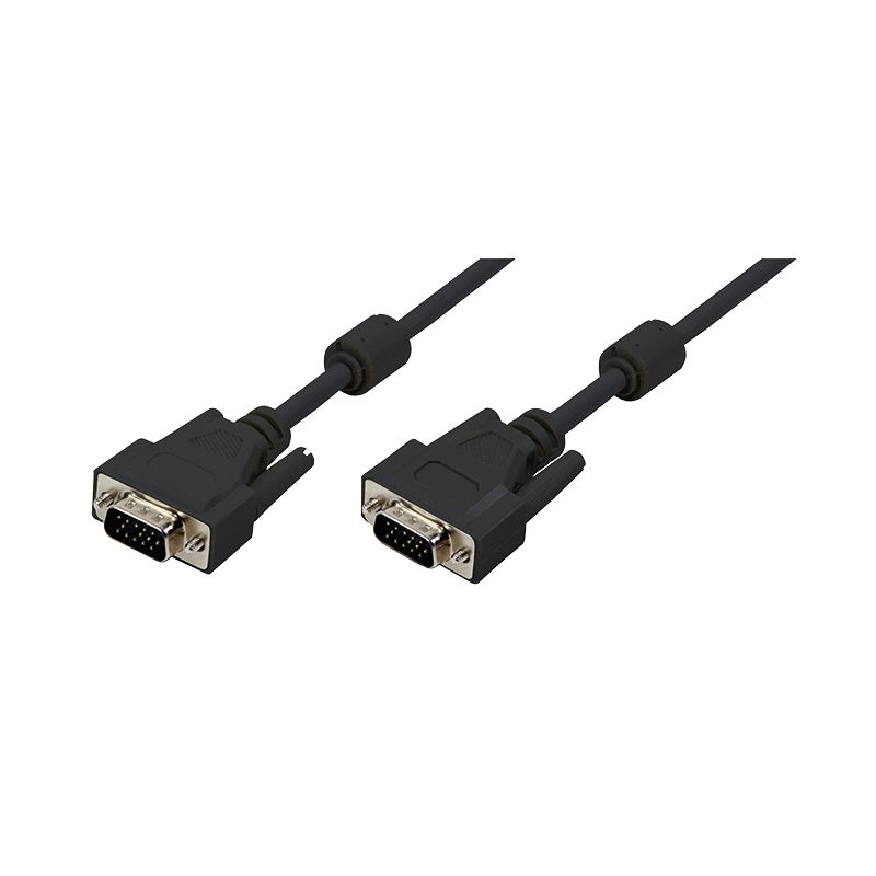 Logilink CV0003 VGA HD15/M - HD15/M cable 5m Black