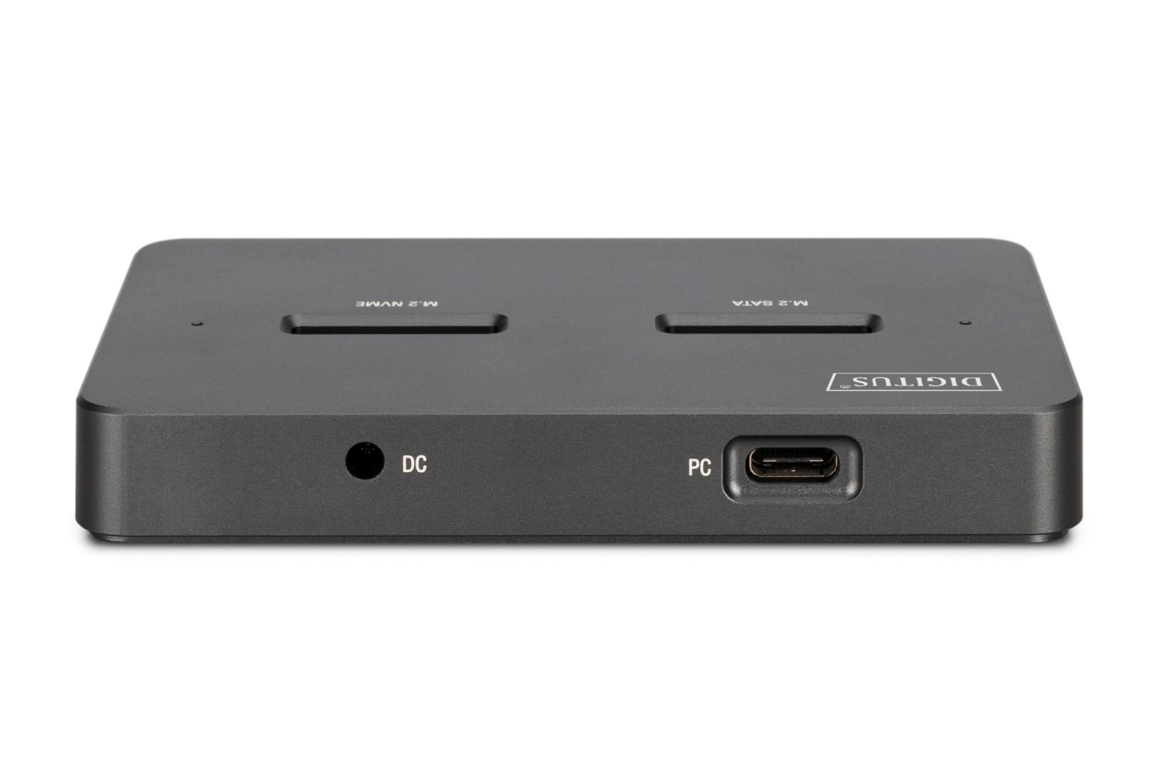 Digitus M.2 NVMe + M.2 SATA SSD Docking Station with SD Express Card Reader USB-C Black