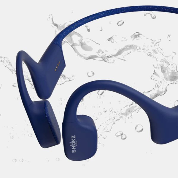 Shokz OpenSwim Bone Conduction Open-Ear MP3 Swimming Bluetooth Earphones Blue