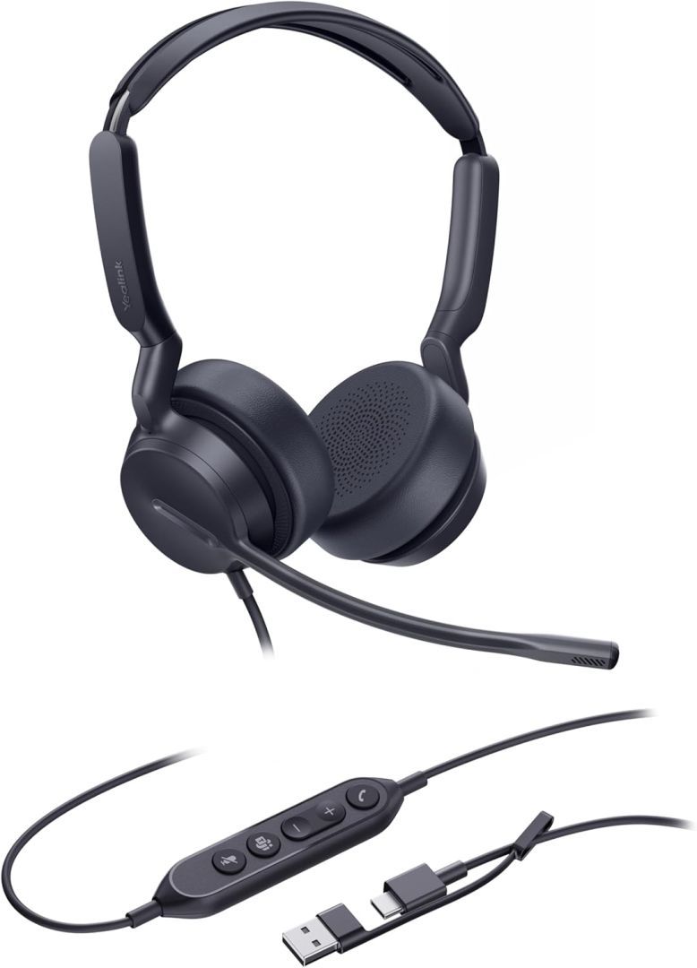 Yealink UH42 Dual UC USB-C/A Headset Black