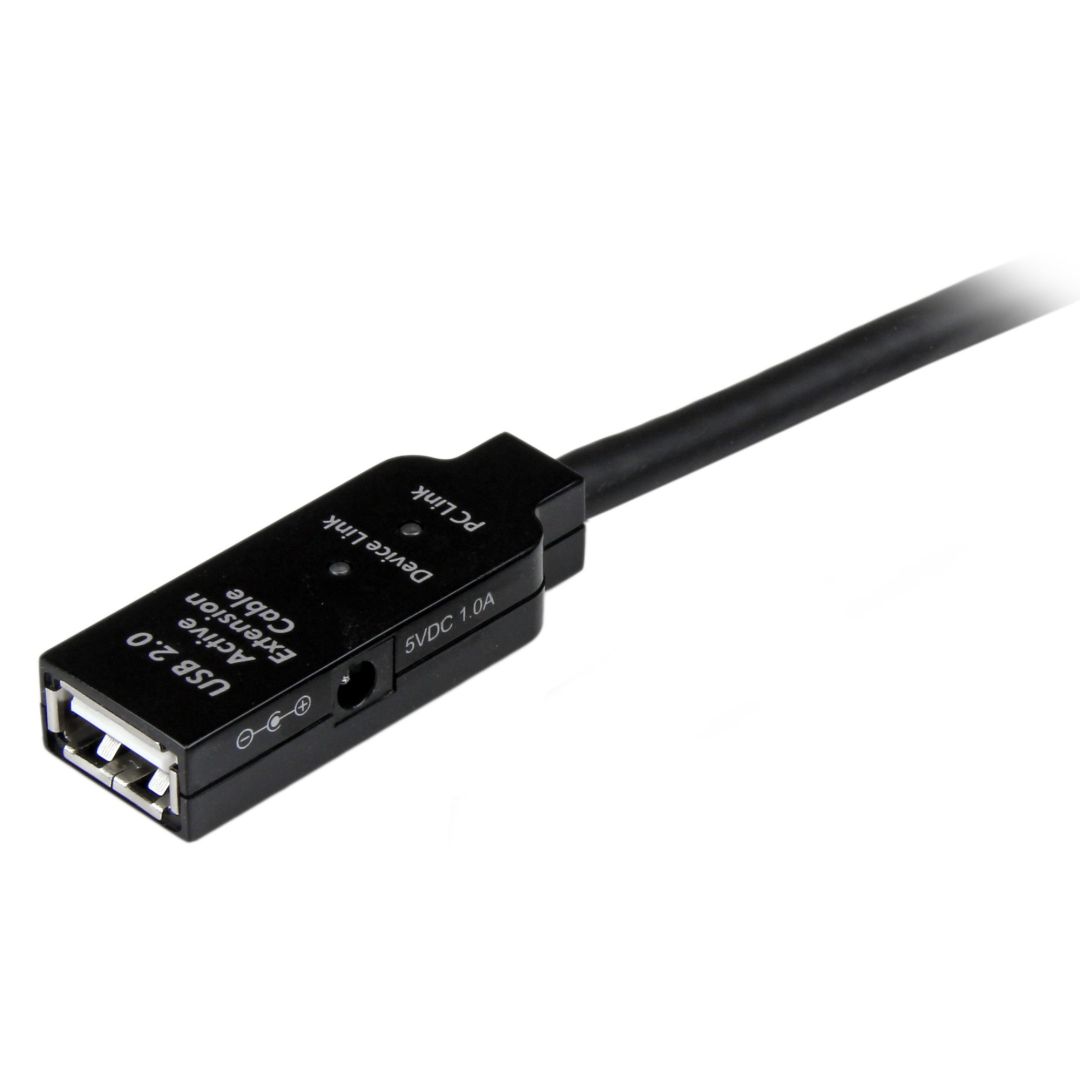 Startech USB 2.0 Active Extension Cable 10m Black