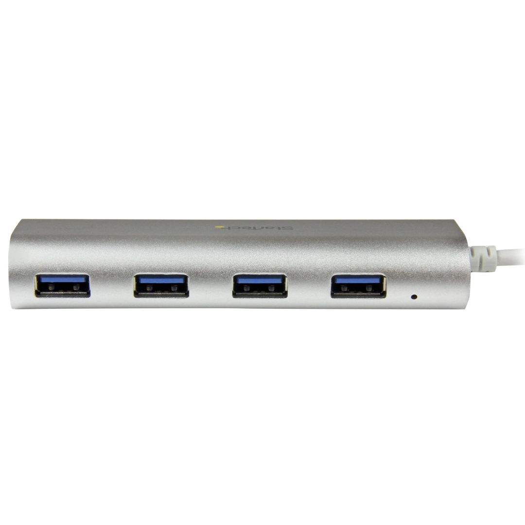 Startech 4-portos USB3.0 HUB Silver/White