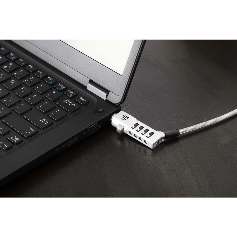 Manhattan Universal Laptop Combination Lock For Noble Wedge, Nano and K-Slot