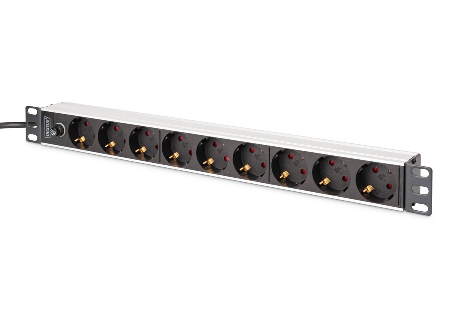 Digitus DN-95437 Túlfeszültségvédő 9DIN 2m Black