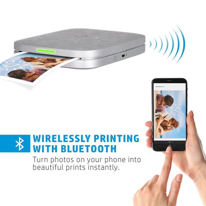 HP Sprocket Bluetooh Fotónyomtató Grey