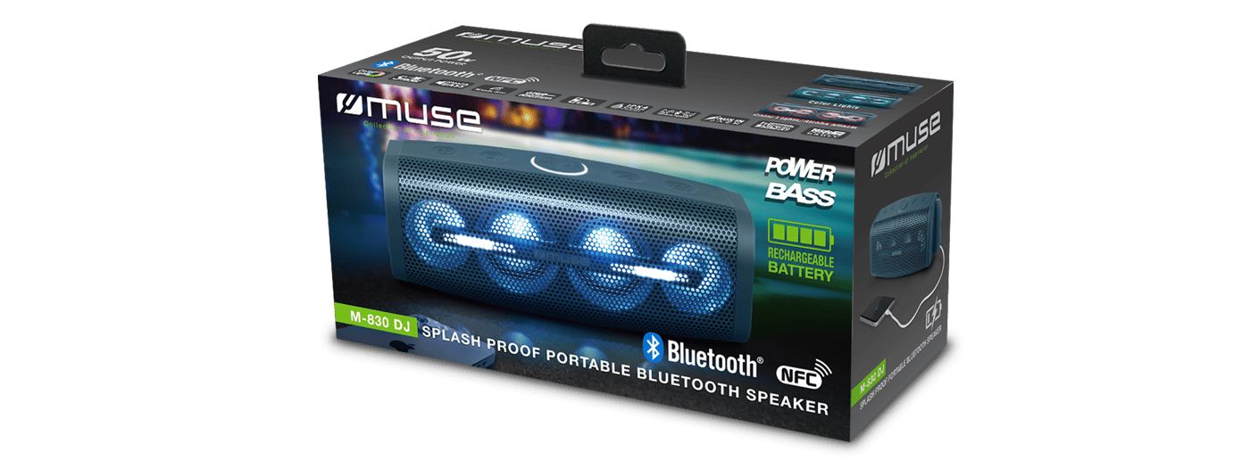 Muse M-830DJ 50W Bluetooth Speaker Black
