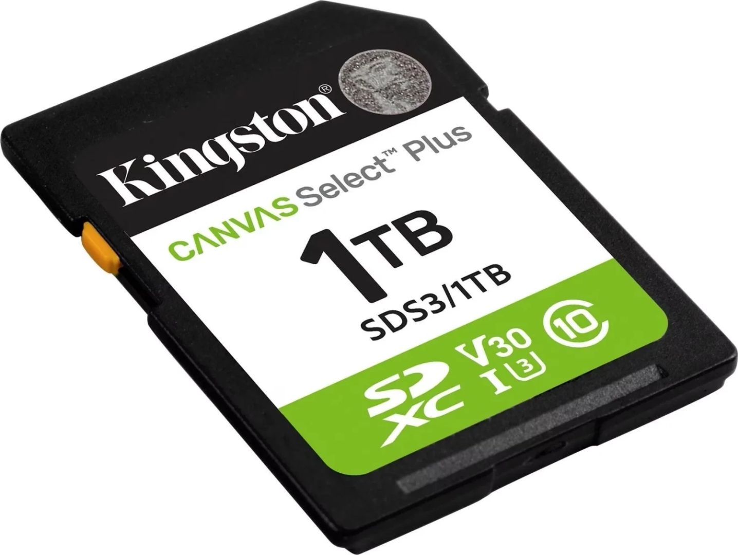 Kingston 1TB SDXC Canvas Select Plus Gen3 Class 10 UHS-1 A1 V10